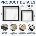 Travel,Gift For Couples,Gift For Husband,Gift For Wife,Happy - The Year We Visited - Personalized Ticket Memory Box