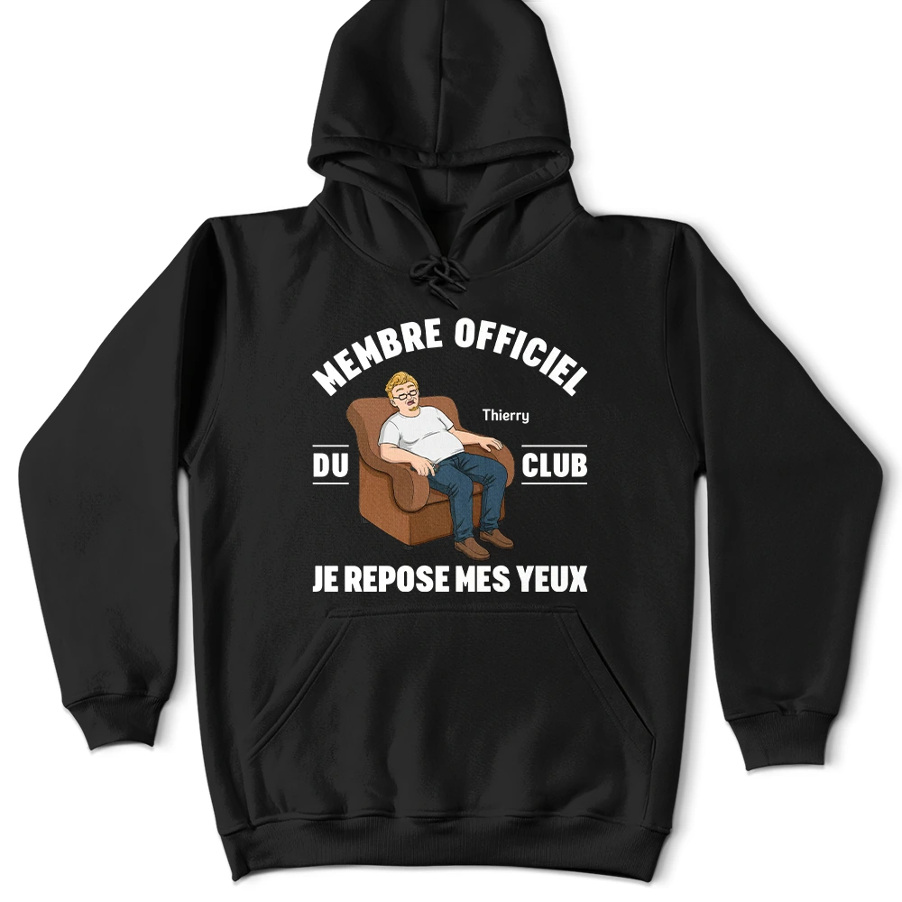 French,Non-Eng,Gift For Men,Gift For Yourself,Humorous,Vector - Je Repose Mes Yeux - T-Shirt Personnalisé