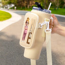 Nurse,Gift For Women,Happy,Gift For Me - Job Title 3D Effect Nurse - Personalized Bottle Carrier Bag