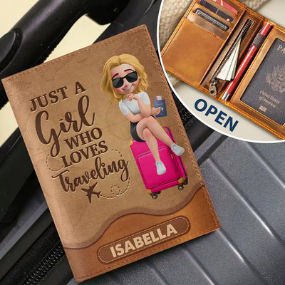 Leather Passport Holder