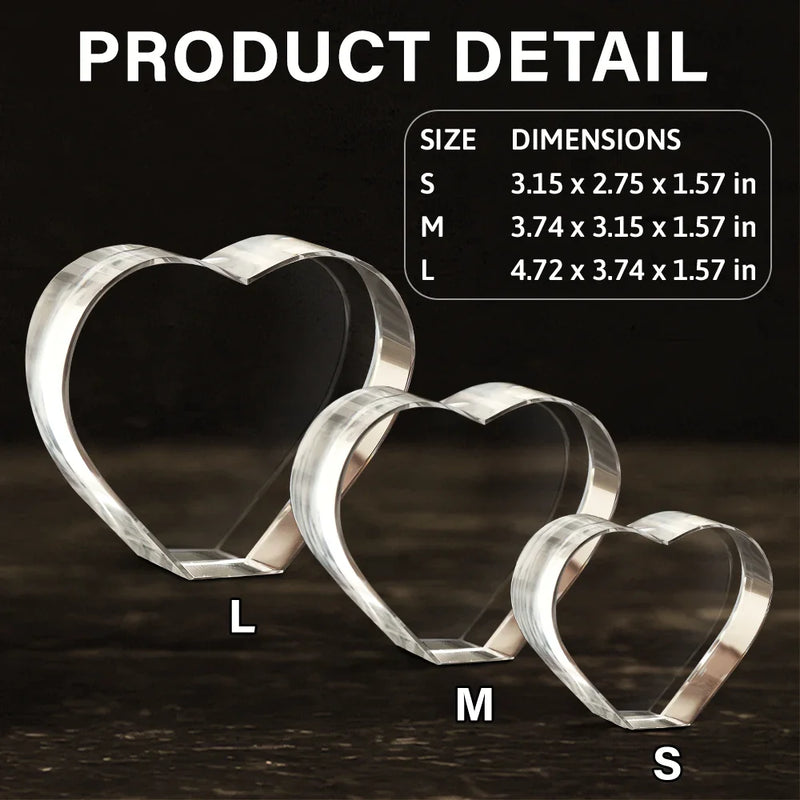 Gift For Couples,Gift For Husband,Gift For Wife,Gift For Boyfriend,Gift For Girlfriend,Parents,Gift For Mother,Gift For Father,Married ,Engaged,Love - Moon Phase The Beginning Of Our Forever - Personalized Crystal Heart