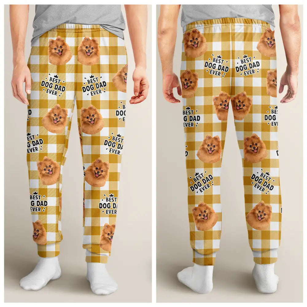 Pet Lovers - Custom Photo Pet Lovers Face Cut - Personalized Pajama Pants