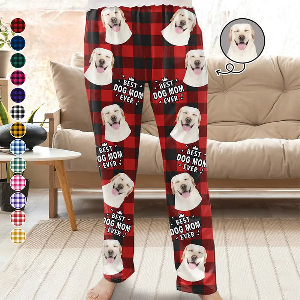 Pet Lovers - Custom Photo Pet Lovers Face Cut - Personalized Pajama Pants