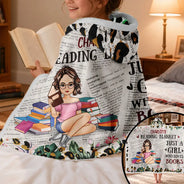 Gift For Yourself - Leopard My Reading Blanket - Personalized Wearable Hooded Blanket