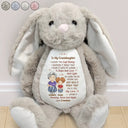 Gift For Grandma,Grandma,Grandkids,Gift For Grandkids,Gift For Daughter,Gift For Mother - I Filled It With My Wishes Grandmother Granddaughter - Personalized Soft Toy Bunny