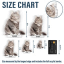 Custom Photo Cute Dog And Cat Gift For Pet Lovers - Personalized Acrylic Fridge Magnet