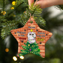 There's Only One Star - Christmas Gift For Cat Lovers - Personalized Custom Star Ceramic Ornament