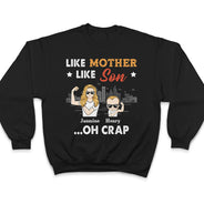 Like Father Like Son - Gift For Family - Personalized Custom T Shirt
