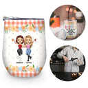 Sometimes You Forget You're Awesome So This Is Your Reminder - Gift For Bestie - Personalized Custom Wine Tumbler