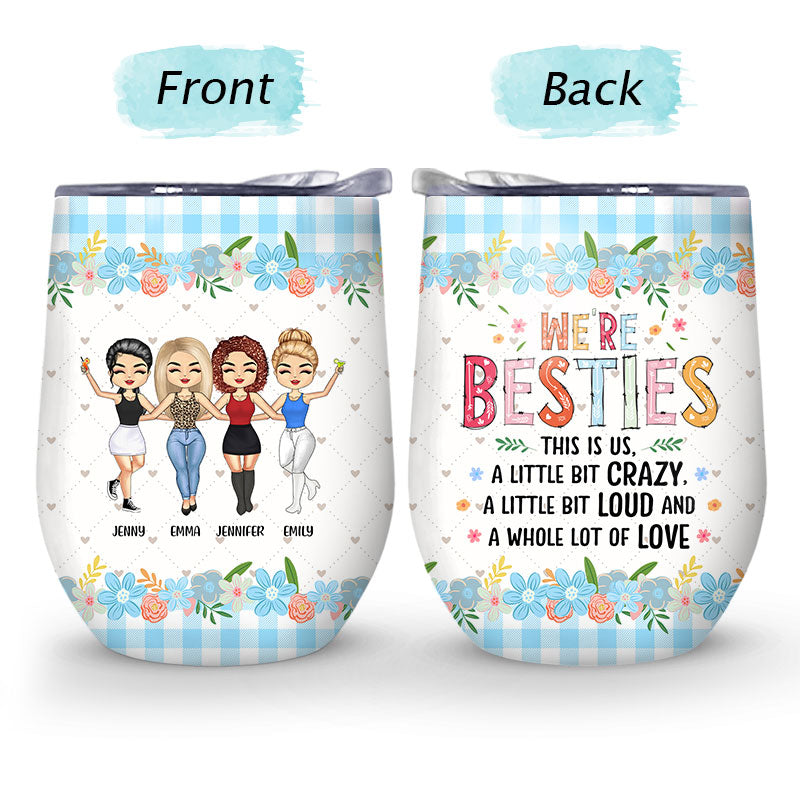 Sometimes You Forget You're Awesome So This Is Your Reminder - Gift For Bestie - Personalized Custom Wine Tumbler