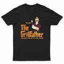 Father Grilling The Grillfather - Gift For Father - Personalized Custom T Shirt