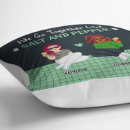 Like Salt And Pepper - Gift For Couples - Personalized Pillow