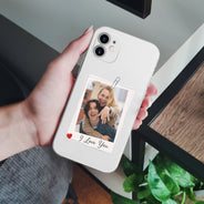 Custom Photo Clear Couple Family - Gift For Couples, Family, Yourself - Personalized Clear Phone Case