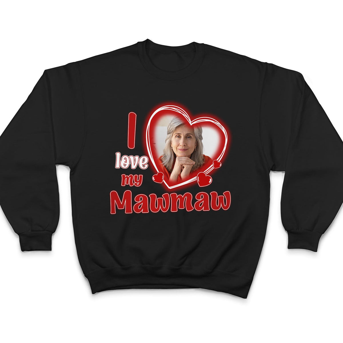 Custom Photo I Love My Mom - Gift For Mother - Personalized T Shirt