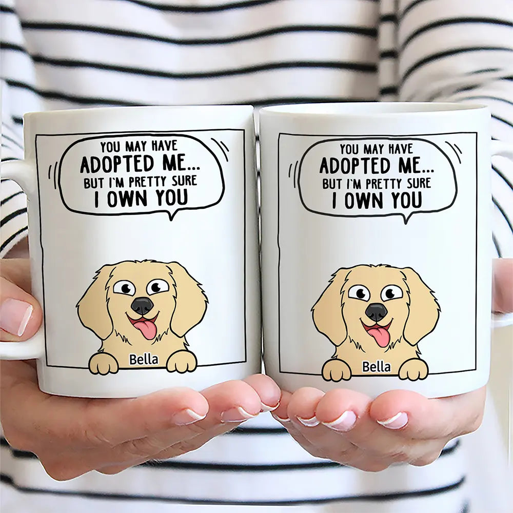 Dogs & Cats We Own You - Personalized Mug