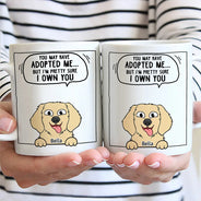 Dogs & Cats We Own You - Personalized Mug