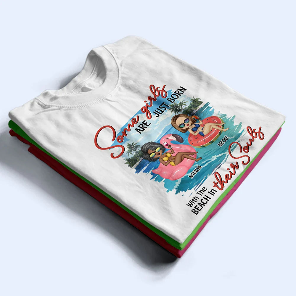 Warning The Girls Are Drinking Again Summer Beach Vibe - Personalized T Shirt