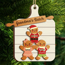 Grandma Perfect Batch Icon Cookies - Personalized 2-Layered Wooden Ornament