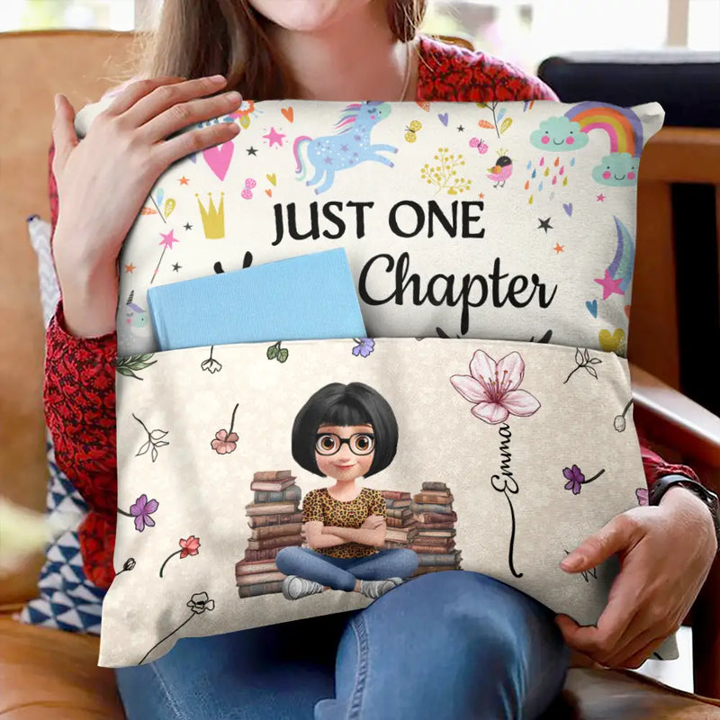 Gift For Kids, Gift For Grandkids, Happy - Kid Reading Pillow Birth Month Flower - Personalized Pocket Pillow