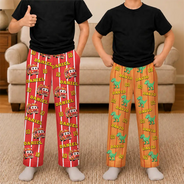 Playful,Gift For Kids,Icon - Kids Car Vehicle Name & Number - Personalized Kid Pajama Pants