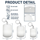 Custom Photo, New Mom, New baby, Happy - Custom Photo Pencil Sketch Calendar The Day You Became My Mom - Personalized Aluminum Keychain