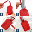 Travel,Gift For Yourself,Gift For Women,Funny - All My Travel Crap - Personalized Leather Luggage Tag