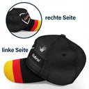 Gift For Yourself,Gift For Women,Gift For Men,Gift For Mother,Gift For Uncle,Gift For Aunt,Gift For Father,Gift For Grandma,Gift For Grandpa,Love,German - Flagge Deutschlands Handabdrücke Von Opa Papa Und Kindern - Personalisierte Klassische Kappe