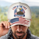 America 250th,Independence Day,Gift For Yourself,Proud,Custom Text - Land Of The Free Independence Day - Personalized Classic Cap