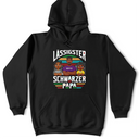 Gift For Father,Dad - Children,Non-Eng,German,Happy,Gift For Men - Lässigster Schwarzer Papa - Personalisiertes T Shirt