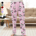 Pet Lovers,Pet Mom,Pet Dad,Dog Lovers,Dog Mom,Dog Dad,Happy,Christmas - Lazy Days 3D Effect Cute Sleeping Dog - Personalized Pajama Pants