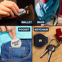 Top Market,Dad - Daughter (Adult),Gift For Father,Gift For Children,Inspirational,Gift For Daughter,Vector - Dad & Daughter Son Just Do Your Best - Personalized Leather Pocket Hug