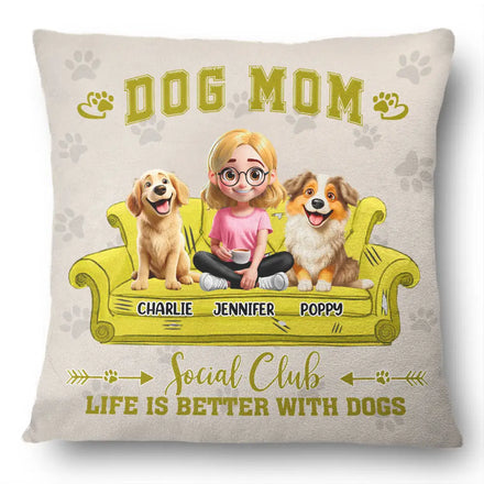 Life Is Better With - Personalized Pillow
