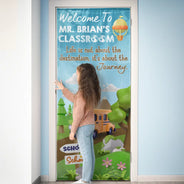 Teacher, Happy - Life Is Not A Desttination - Personalized Door Cover