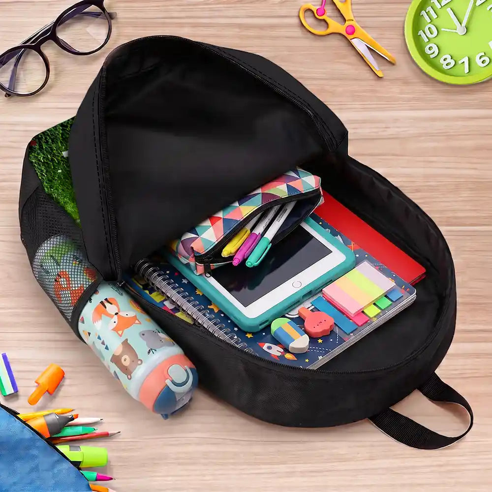 Top Market, Adorable, Back To School, Football (Soccer), Gift For Kids, Vector - Little Kids Soccer Player - Personalized Kids Backpack