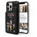 Gift For Grandma, Love, Gift For Mother - Living That Grandma Life - Personalized Leather Flip Wallet Phone Case