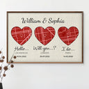 Family,Gift For Father,Gift For Mother,Love,Gift For Grandma,Gift For Grandpa - Location Map Our Love Story - Personalized Poster