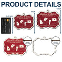 Gift For Sibling,Gift For Brothers,Gift For Sisters,Christmas,Love,Long Distance,Top Market - Long Distance Siblings Never Apart - Personalized 2-Layered Wooden Ornament