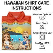 Gift For Bestie,Beach,Summer,Happy,Best friends' Hobby - Love You To The Beach And Back - Personalized Hawaiian Shirt

