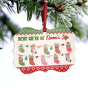 Grandkids Best Gifts Of Life - Gift For Grandparents - Personalized Custom Wooden Ornament, Aluminum Ornament