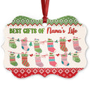 Grandkids Best Gifts Of Life - Gift For Grandparents - Personalized Custom Wooden Ornament, Aluminum Ornament