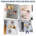 Family,Gift For Couples,Happy - Custom Photo Portrait Funny Family Couple Siblings Besties - Personalized Acrylic Fridge Magnet