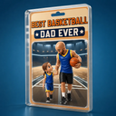 Gift For Husband,Gift For Yourself,Gift For Men,Gift For Father,Sport Dad,Dad's Hobby,Grandpa's Hobby,Basketball,Non-Eng,Photo - Toybox Figure,Playful - Custom Photo Toybox Figure Best Basketball Dad Ever - Personalized Custom Shaped Acrylic Plaque