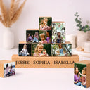 Mom - Daughters (Adult),Mom - Daughters (Young),Mom - Sons,Mom - Children,Gift For Mother - Custom Photo Best Mom Ever - Personalized Wooden Stacking Photo Blocks