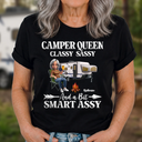 Camper Queen Classy Sassy - Personalized T Shirt