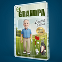 Gift For Husband,Gift For Yourself,Gift For Men,Gift For Father,Sport Dad,Dad's Hobby,Grandpa's Hobby,Golf,Non-Eng,Photo - Toybox Figure,Playful - Custom Photo Toybox Figure Golf Dad Grandpa Limited Edition - Personalized Custom Shaped Acrylic Plaque