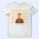 Graduation, Gift For Mother, Happy, Funny - Custom Photo Childhood Senior Mom - Personalized T Shirt