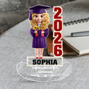Graduation, Gift For Yourself, Funny - Funny Graduation Year - Personalized Acrylic Shaking Stand