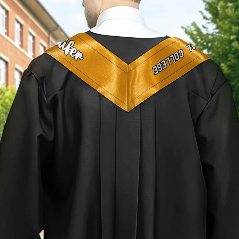 Custom Photo Class Of - Graduation Gift - Personalized Stoles