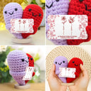 Gift For Bestie,Happy,Gift For Sisters - Toile De Jouy Birth Flower Grow An Old Friend - Personalized Doll Crochet With Custom Card