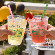 Playful, Gift For Yourself, Custom Text - Camp Bachelorette Party - Personalized Frosted Cups